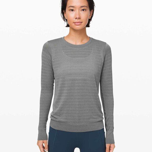 Lululemon Breeze By Long Sleeve *Squad - 4 Slate - Picture 1 of 6